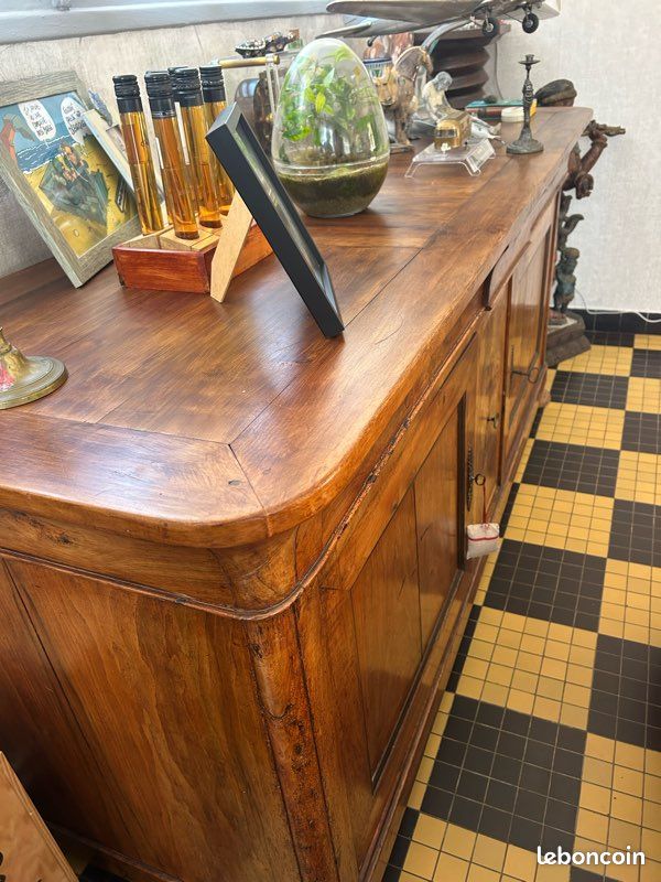 Superbe buffet 3 portes en merisier massif (image 4)