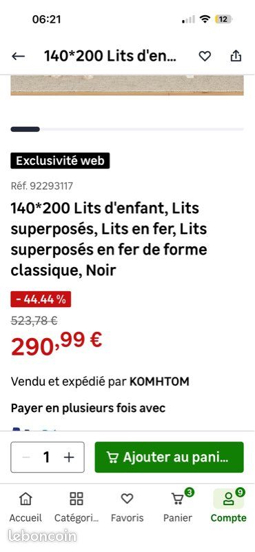 Lit superposé double (image 2)