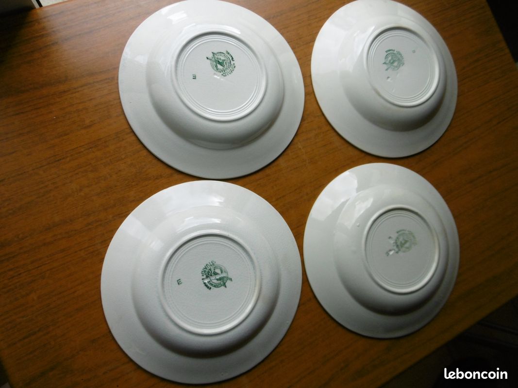 4 assiettes creuses moulin des loups (image 3)