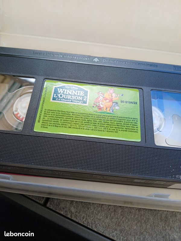 Cassette VHS. Winnie l'ourson 2. Le grand voyage. Disney (image 4)