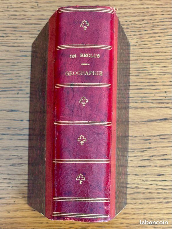 “ Géographie ” livre ancien de Onésime RECLUS édité en 1872 par L MULO libraire éditeur (image 2)