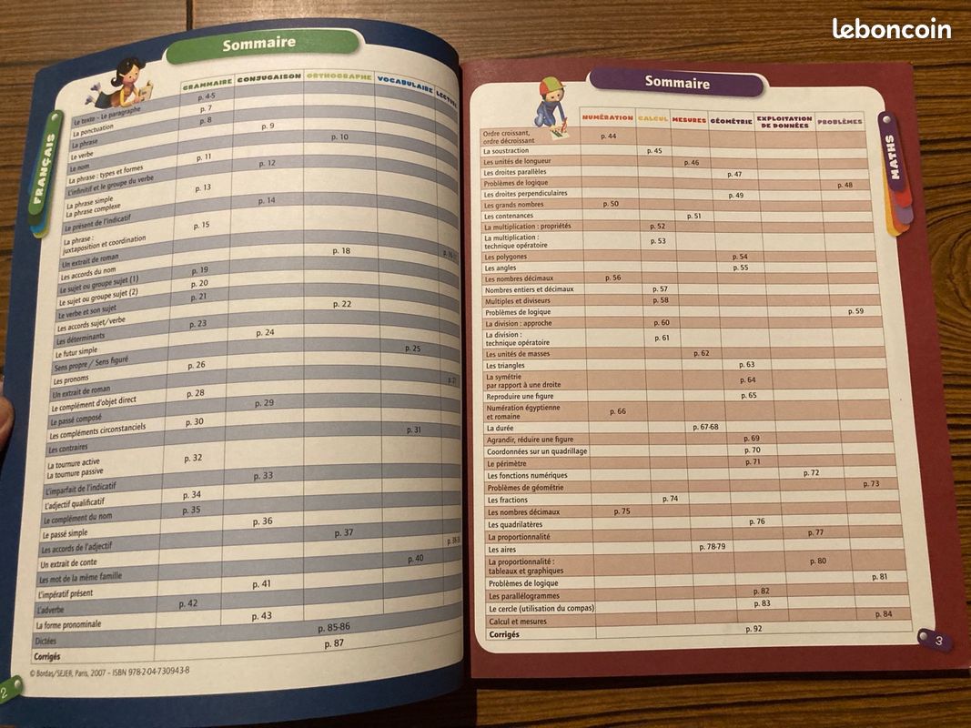 ;Cahier "Tout le programme CM1 Français/Maths (image 3)