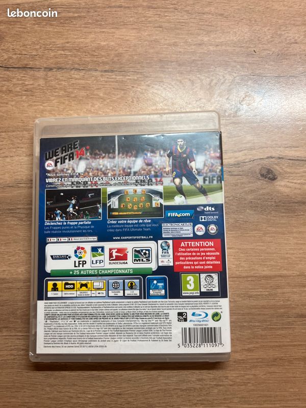 Fifa 14 - PS3 - Bon état - Complet - Pal (3) (image 5)