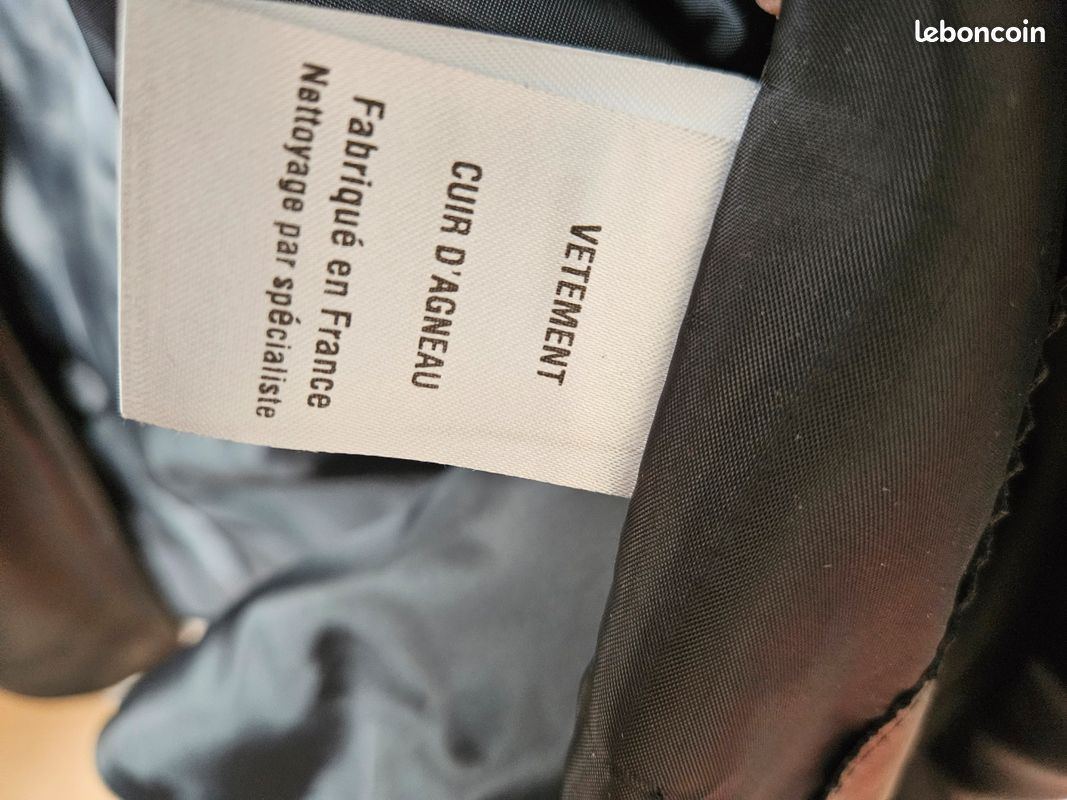 Blouson en cuir d'agneau (image 4)