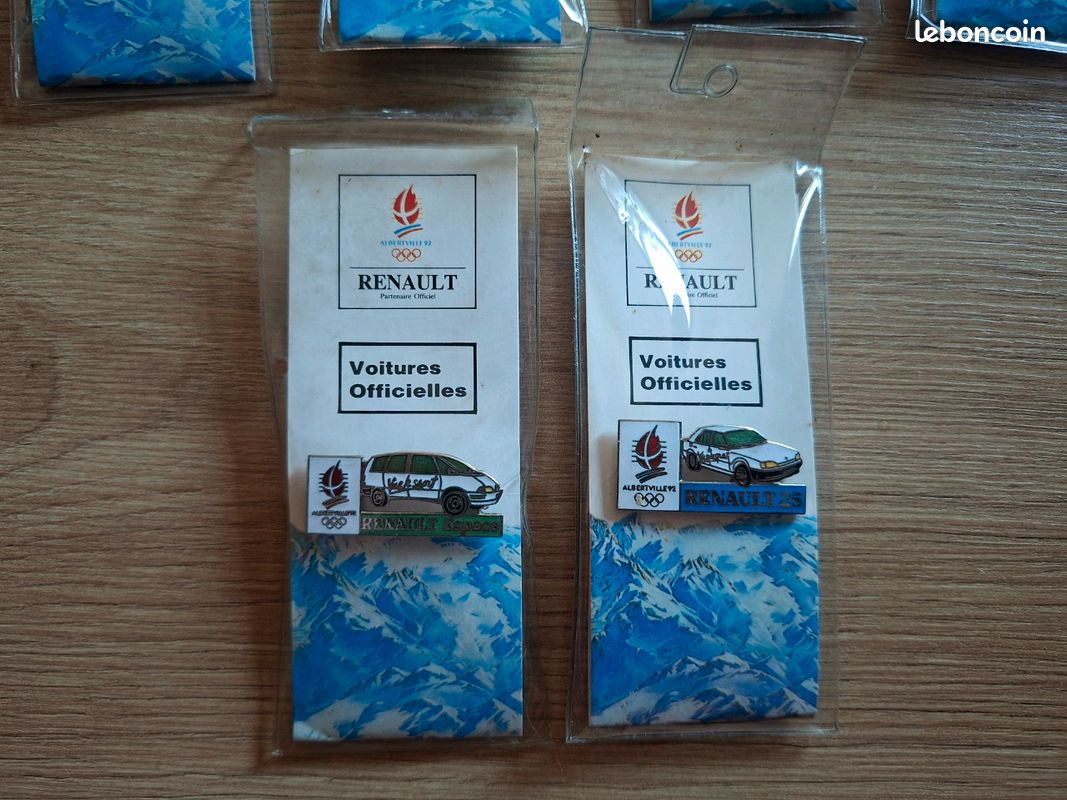 Pin's Renault JO Albertville 1992 - Neuf Sous Blister