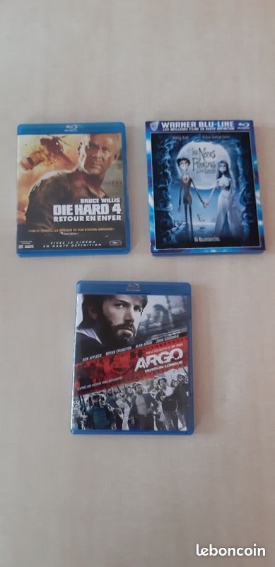 Blu Ray au choix - Die Hard 4 - Les noces funèbres - Argo (image 1)