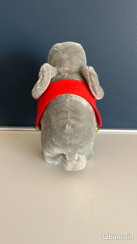 Peluche Jumbo Eléphant STEIFF jouet cirque vintage (image 12)