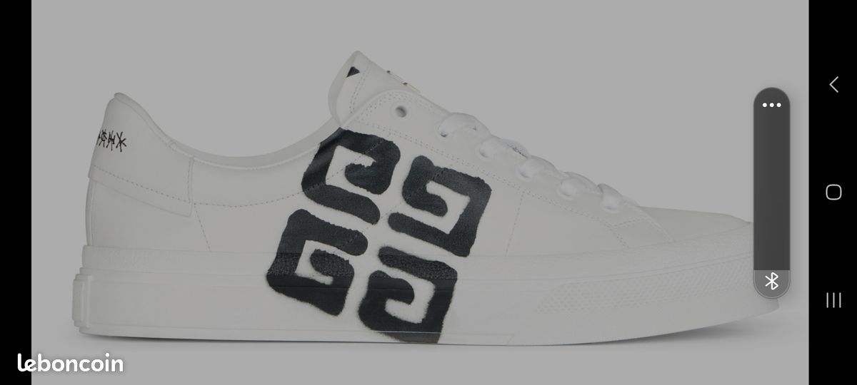 Givenchy Sneakers City sport en cuir à imprimé 4G effet tag (image 1)