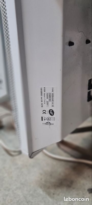 Radiateur rayonnant 1000w (image 2)