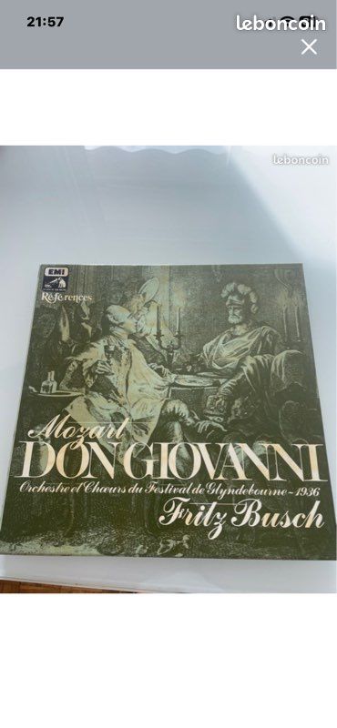 Coffret 3 vinyles Don Giovanni Mozart (image 1)