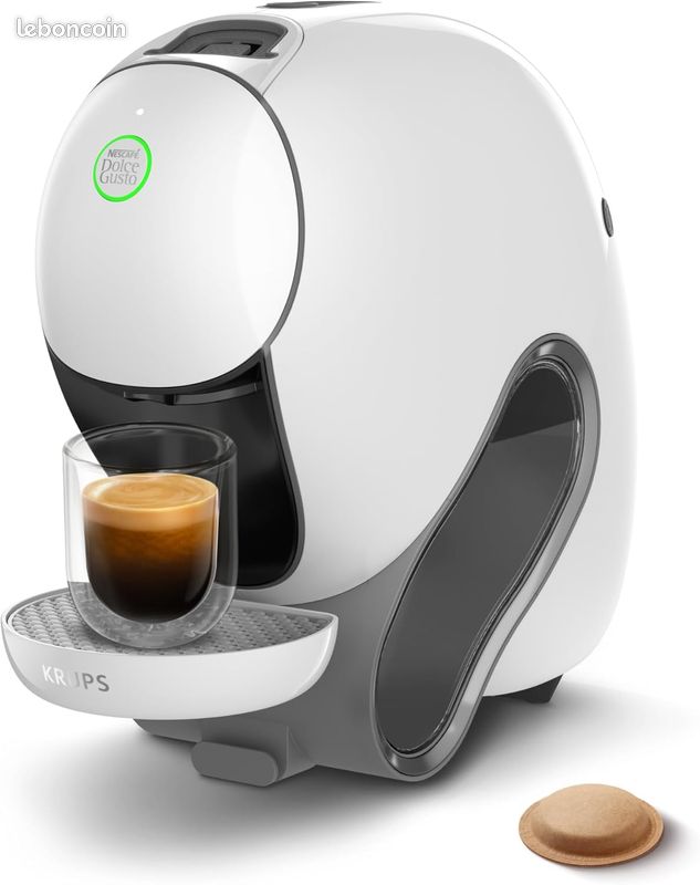 NESCAFÉ DOLCE GUSTO NEO CAFFE - Machine À Café KRUPS pour Dosettes Compostables - Technologie Brevetée SmartBrew 3-En-1 - Cafetière Connectée - NEUF (image 1)