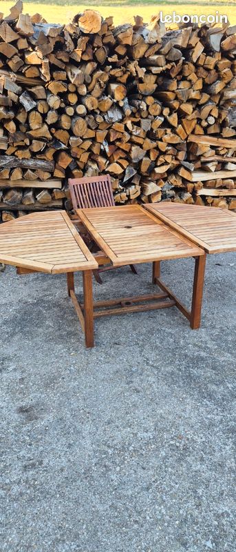 Table en teck + 6 chaises (image 5)