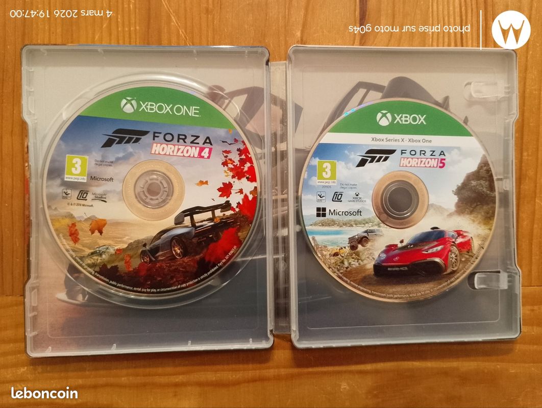 Forza Horizon 4 Steelbook Pour Xbox One - Boîtier Métal - Bon état, Complet - Jeu France