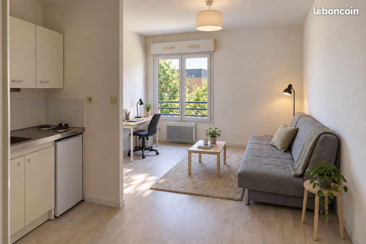 Appartement 1 pièce 22 m² · à Angers · 22 m² · 500 €/mois