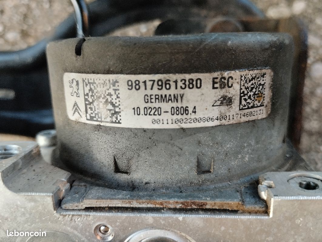 Bloc ABS module de contrôle 208 gti (image 2)
