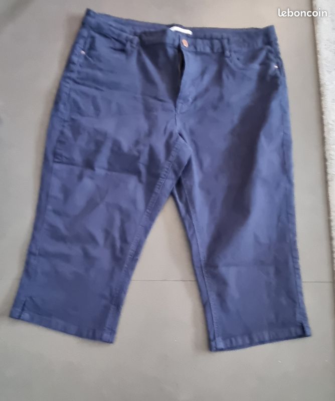 1 pantacourt en jeans t.44 Camaïeu (image 1)