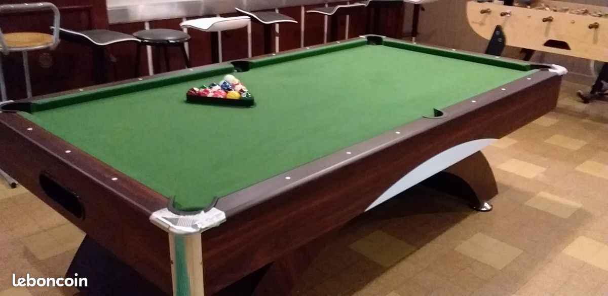 Billard Américain Neuf Snooker 8FT vert 250cm (image 2)