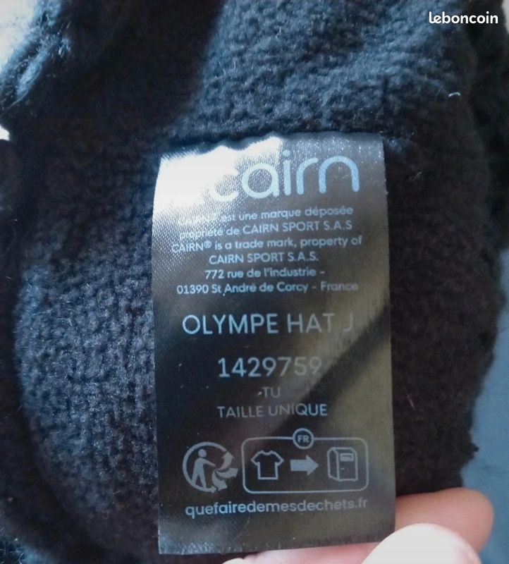 Bonnet Cairn 
Taille unique 
Neuf avec étiquette (image 2)