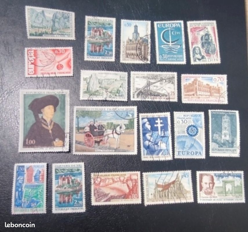 France 1960-64 Lot timbres oblitérés (tout état
