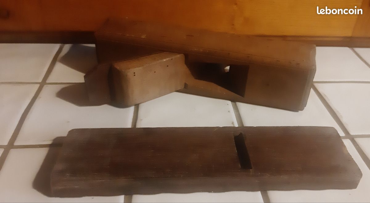 Rare Rabot D'atelier Goldenberg N°42 – Neuf Jamais Utilisé, Bois, Lame Acier 23 Cm