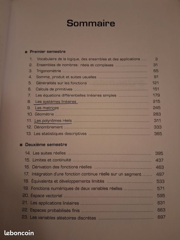 Livres prépa BCPST Maths Physique Chimie (image 13)