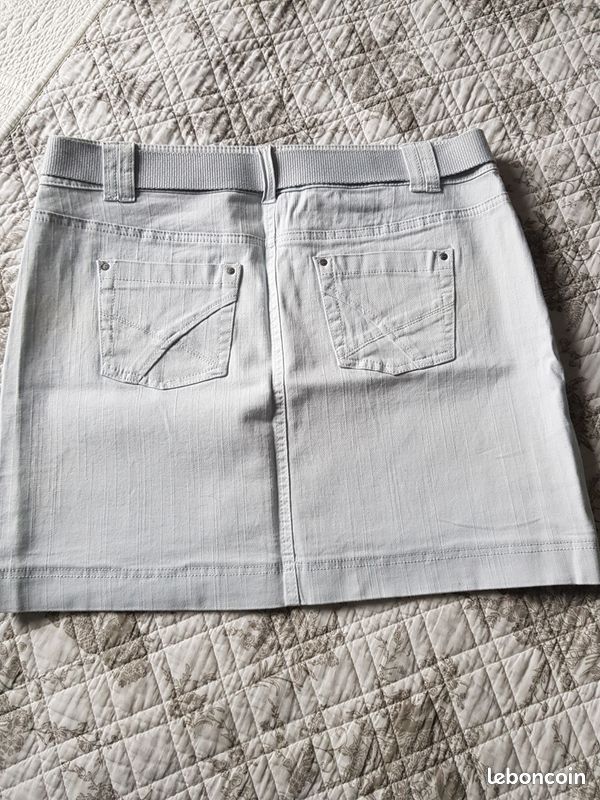Jupe Camaïeu Taille 44 / XXL Blanc - Occasion Bon état - Très Bon état Général