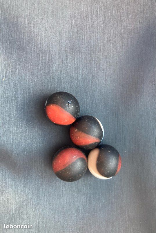 2 Billes Baleines Mercure - Billes En Verre 43 Mm Pour Collection Et Jeux Billes MesBilles