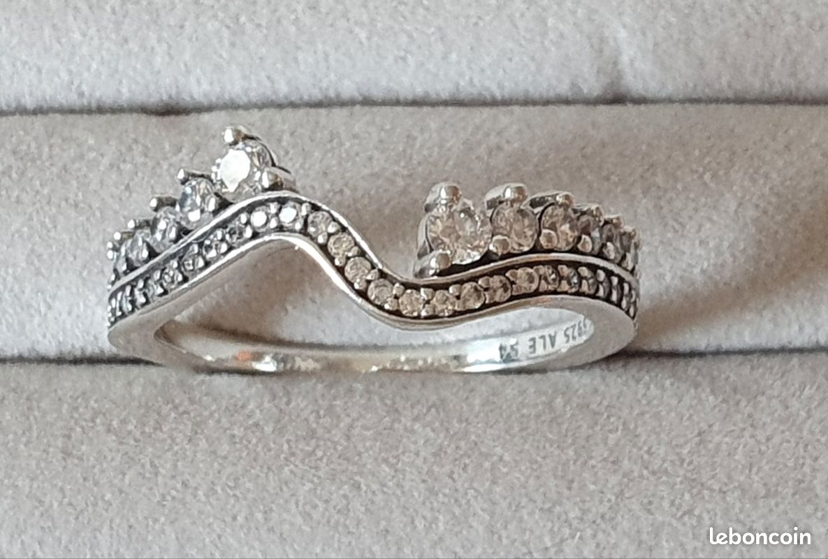 Bague pandora vague scintillante Montres Bijoux