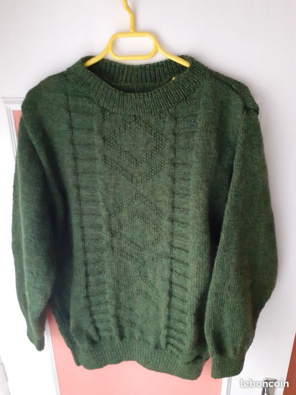 Pull femme vert foncé neuf (image 9)