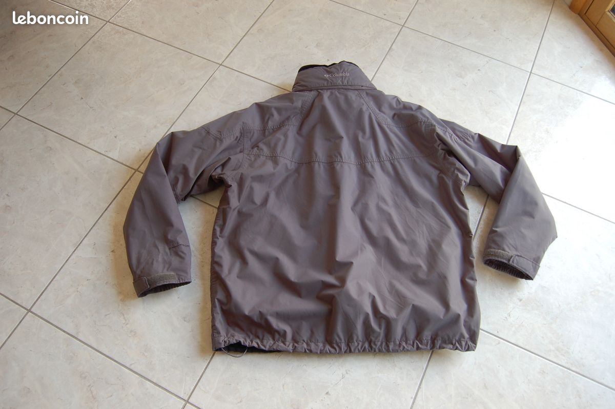 Blouson gris doublé polaire 3 USAGES Homme T. XL Marque COLOMBIA (image 4)