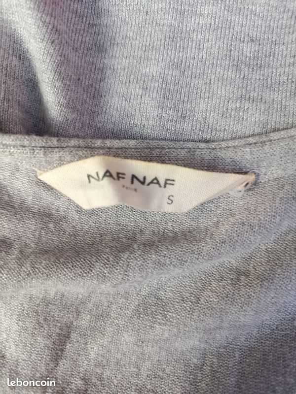 Long cardigan ouvert Naf Naf femme (image 3)