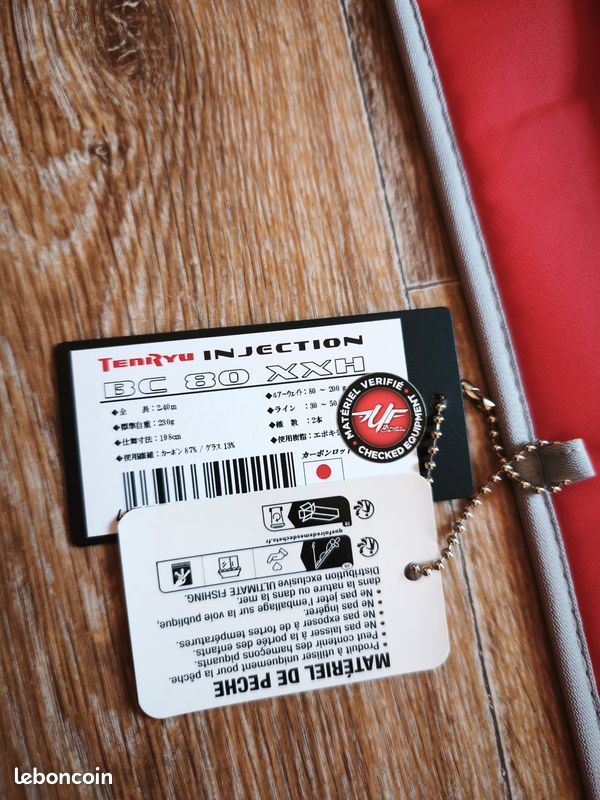Canne Casting Tenryu Injection BC80XXH – ÉTAT COMME NEUF (image 13)