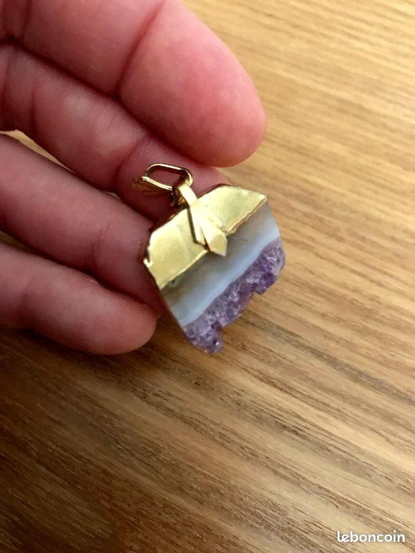 Pendentif Améthyste naturelle (image 2)
