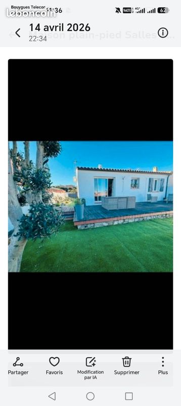 Maison 4 pièces 94 m² · à Salles-d'Aude · 94 m² · 288 000 €