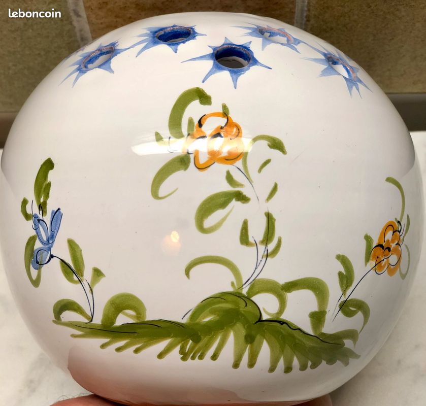 Vase Boule Pique Fleurs MOUSTIERS Martres Tolosane (image 5)
