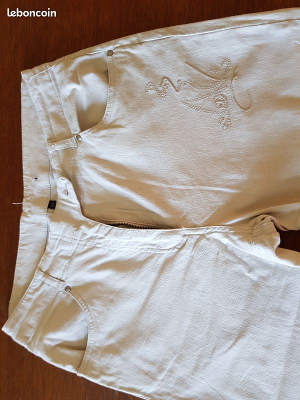 Pantalon fluide en lin (image 3)
