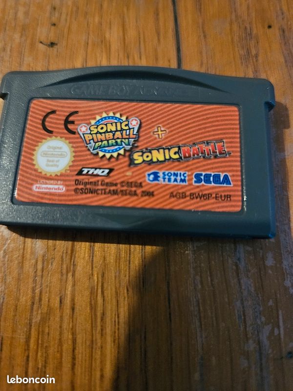 Jeu ds sonic pinball party ,sonic battle (image 1)