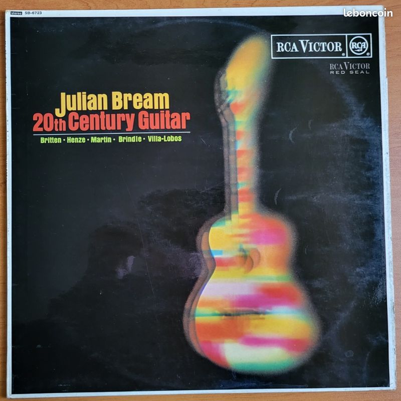 Julian Bream ( Britten-Henze-Martin-Brindel-Villa Lobos) (image 1)