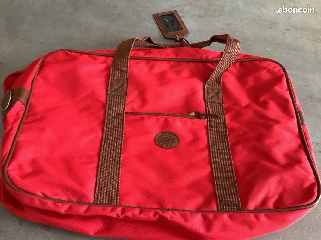Sac en toile rouge (image 1)