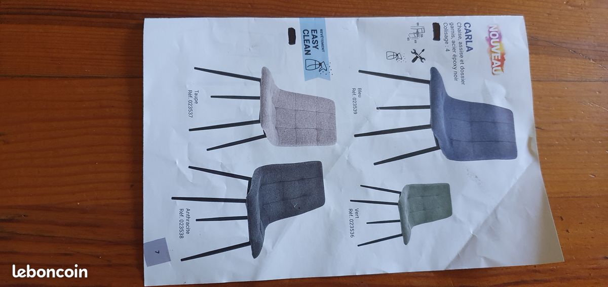 Lot de 4 chaises (image 1)