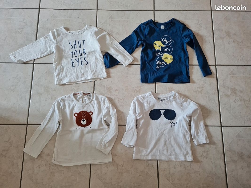 Tee shirts et Jean 3 ans garçons (VIVOLTA) (image 3)