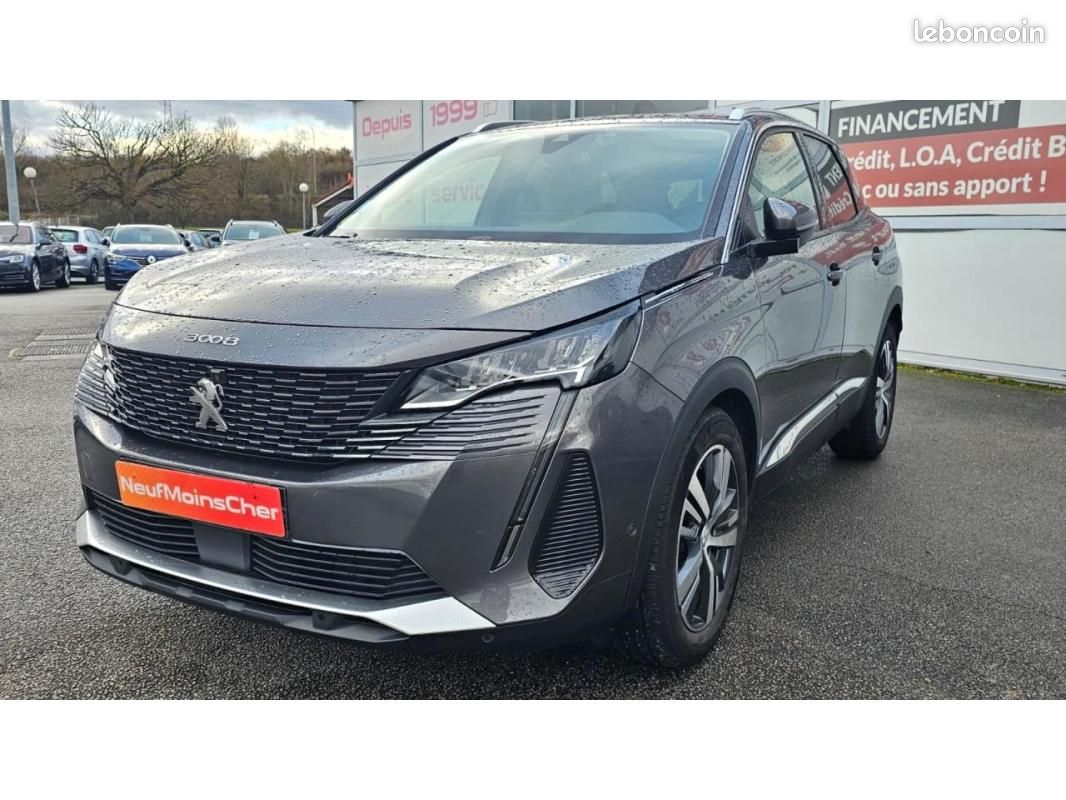 Peugeot 3008 Allure Pack 1.5 BlueHDi 130cv EAT8+Pack City2+Hayon motorise+Siege AV Chauffant (image 2)