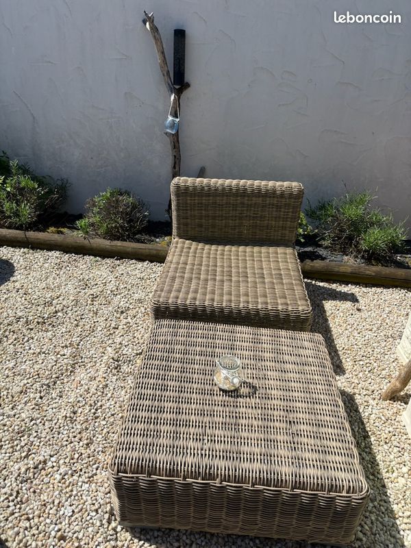 Table basse + fauteuil (image 1)