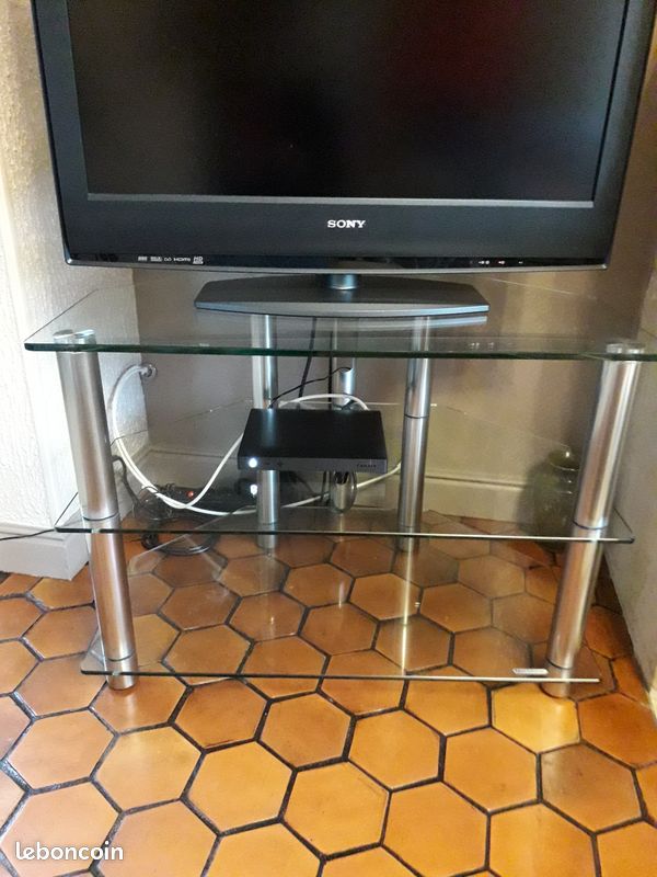 Table télé en verre (image 1)