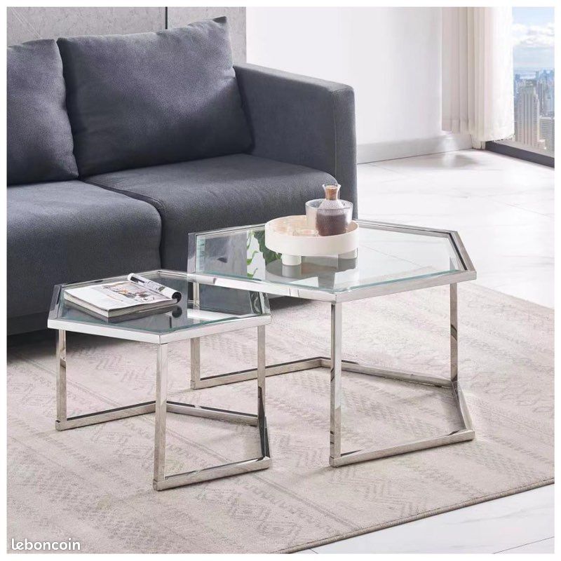 Table basse Gigogne Hexagonale (image 1)