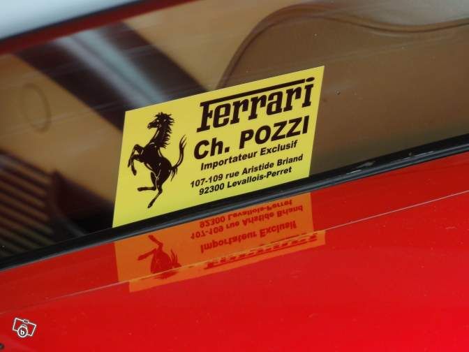 Autocollant Ferrari Charles Pozzi - Équipement auto