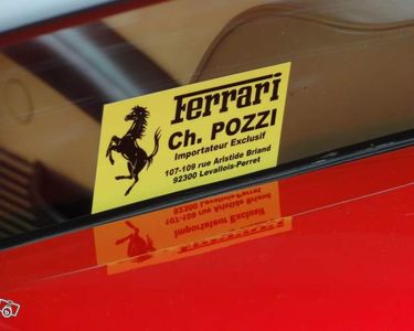 Autocollant Ferrari Charles Pozzi - Équipement auto