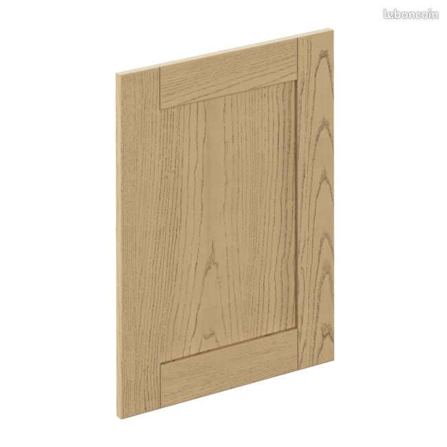 Porte de cuisine Chicago chêne mat H.60.5 x l.44.7 cm (image 1)