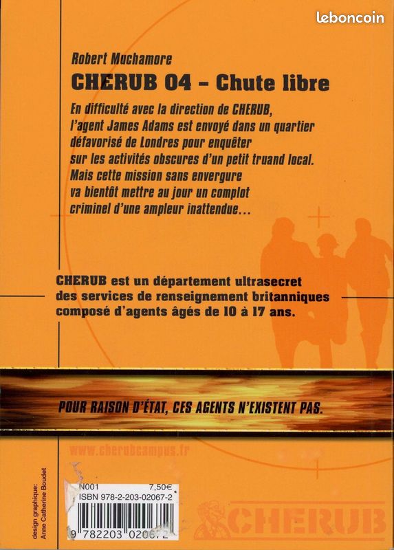 Lot CHERUB O1, 03, 04 et 05 - 4 livres de poches - Très bon état (image 6)