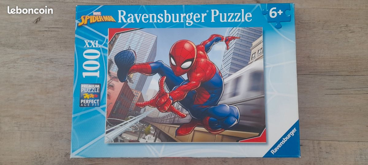 Educa – 2 Puzzles De 100 Pièces Spider-Man – Grandes Pièces, Dès 4 Ans – 40×28 Cm